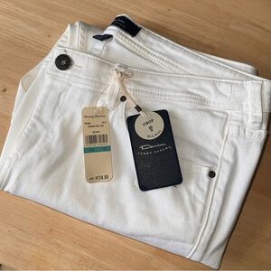 NWT Tommy Bahama Denim Women's Cropped Mid Rise Jeans in White